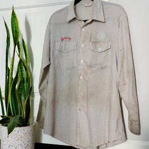 Chainstitched Vintage Pinstripe Workshirt "Jerry"